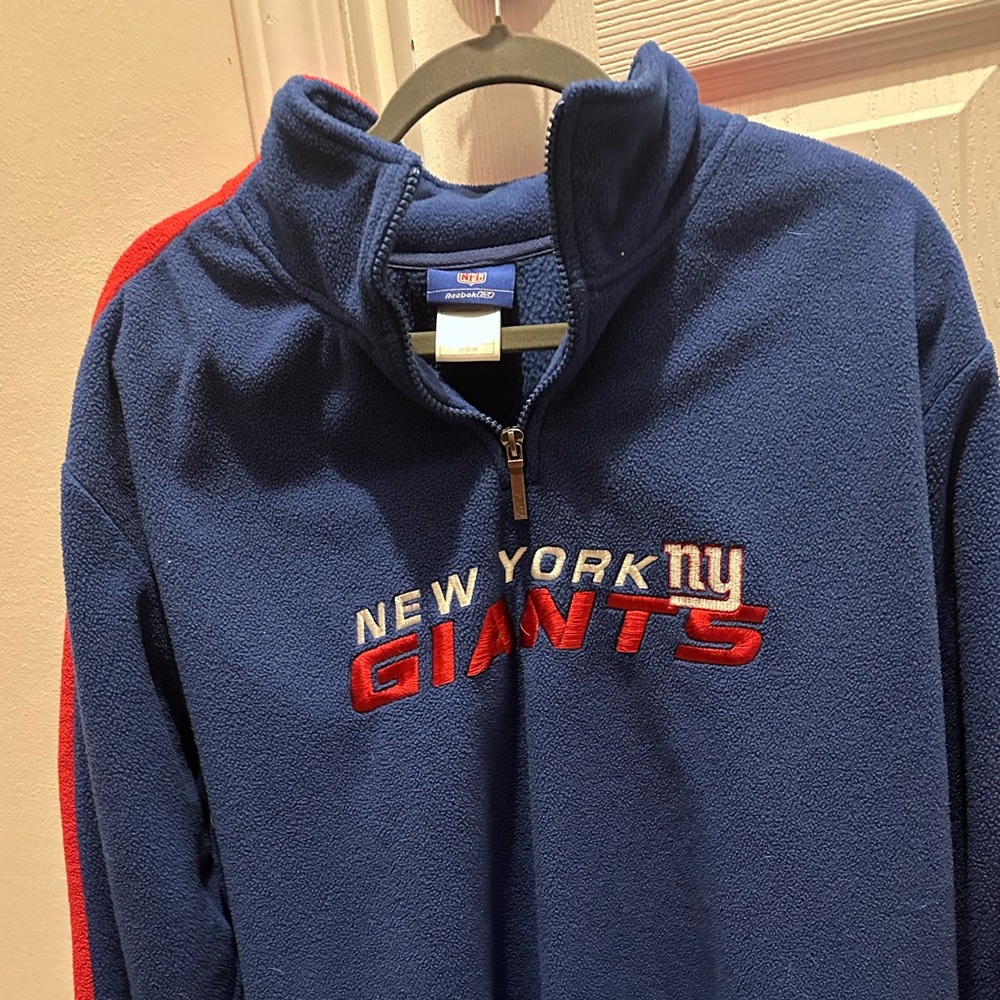 Vintage New York Giants 1/4 zip fleece